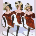 three-dancing-women-in-red-costumes-and-feathers-md