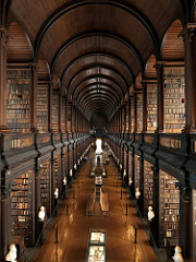 The gallery in the Old Library
